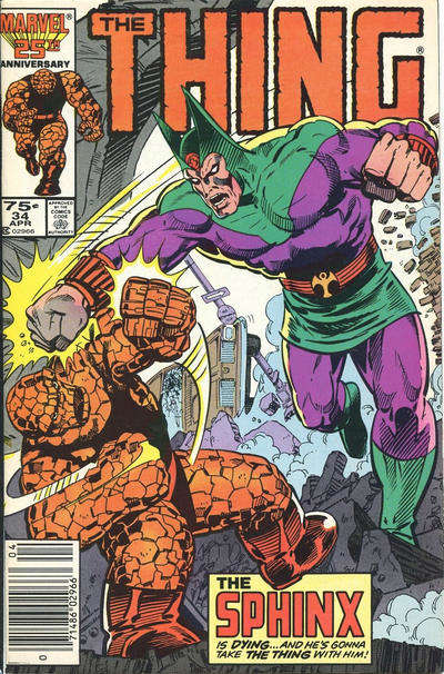The Thing #34 Newsstand Edition