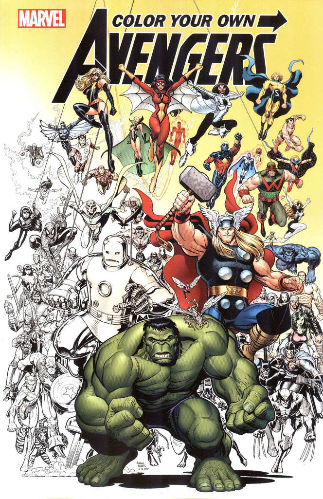 Color Your Own Avengers #1