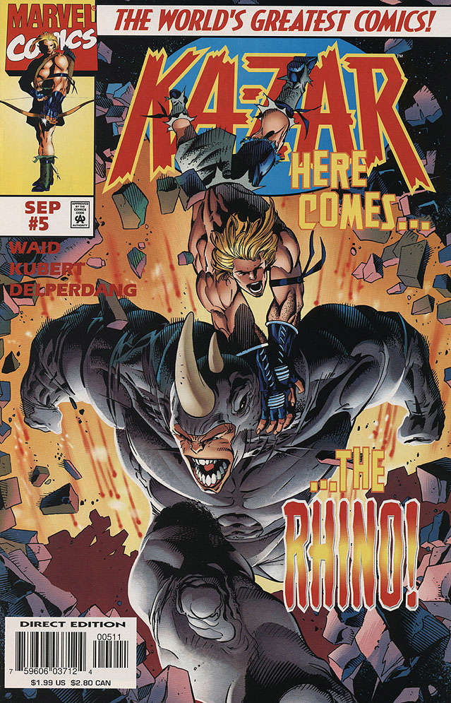 Ka-Zar (3rd Series) #5