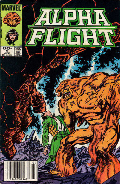 Alpha Flight (1st Series) #9 Newsstand Edition