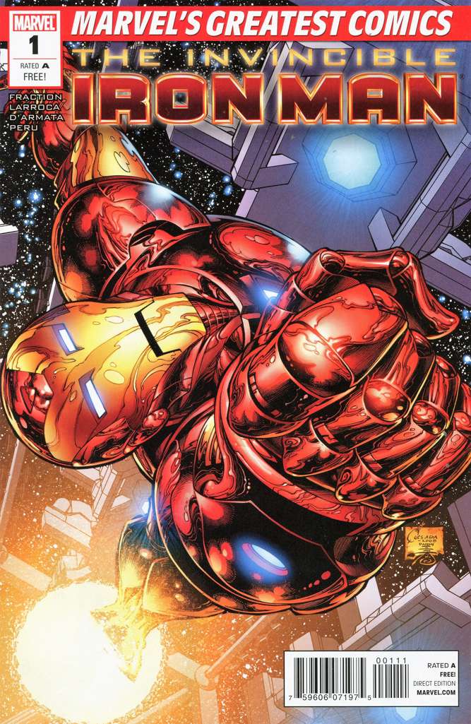 Invincible Iron Man #1  - 3rd printing