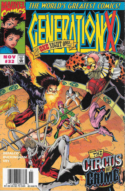 Generation X #32 Newsstand Edition