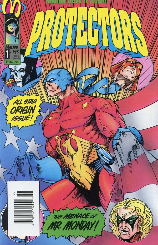 The Protectors (Malibu) #1 Newsstand Edition