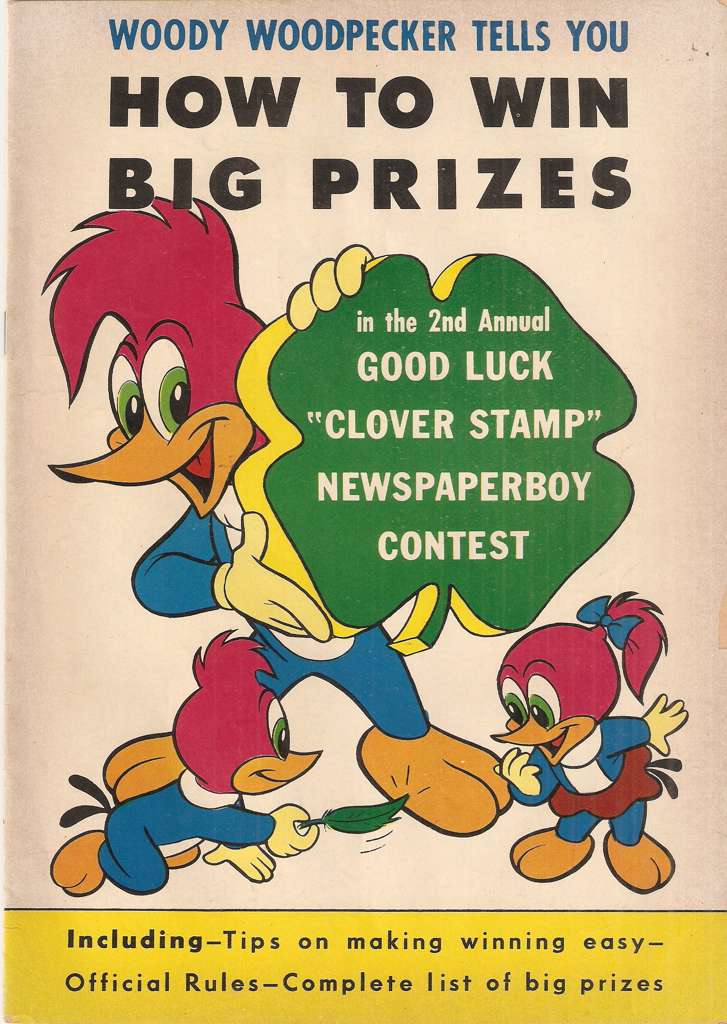 Woody Woodpecker Tells You How To Win Big Prizes