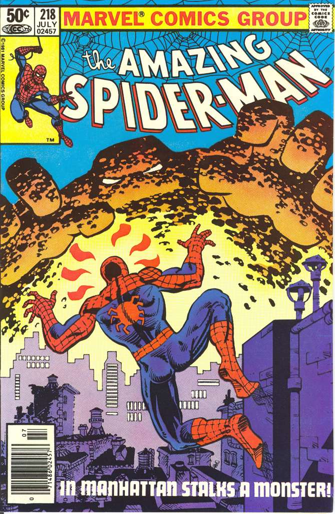 The Amazing Spider-Man #218 Newsstand Edition