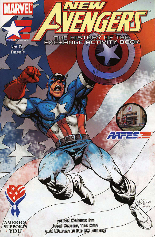 New Avengers: The History of the Exchange Activity Book