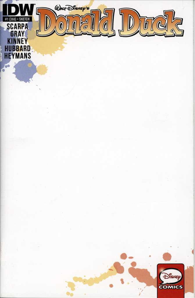Donald Duck (IDW) #1 Variation B