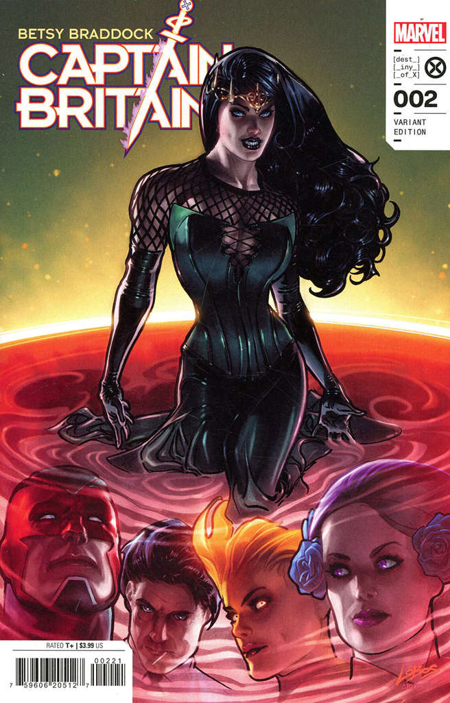 Betsy Braddock: Captain Britain #2 Variation A