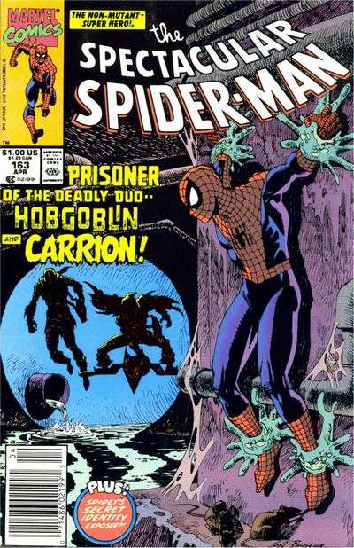 The Spectacular Spider-Man #163 Newsstand Edition