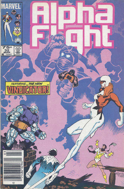 Alpha Flight (1st Series) #32 Newsstand Edition