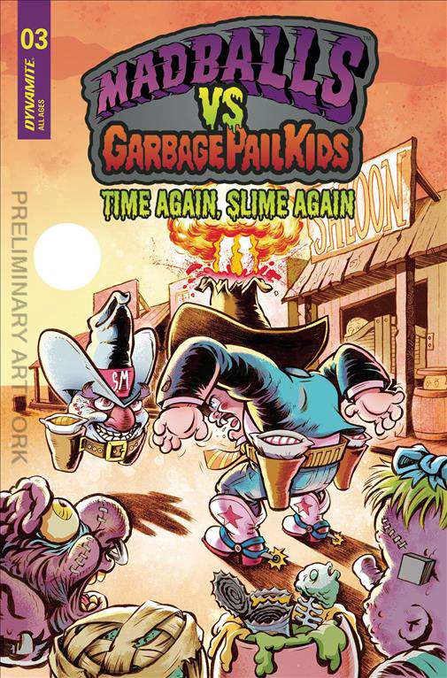 Madballs Vs. Garbage Pail Kids: Time Again, Slime Again #3 Variation B
