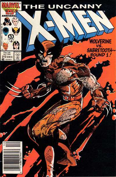 The Uncanny X-Men #212 Newsstand Edition
