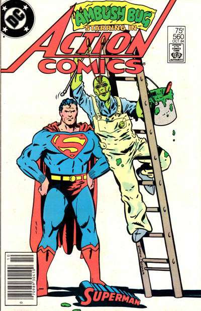 Action Comics #560 Newsstand Edition