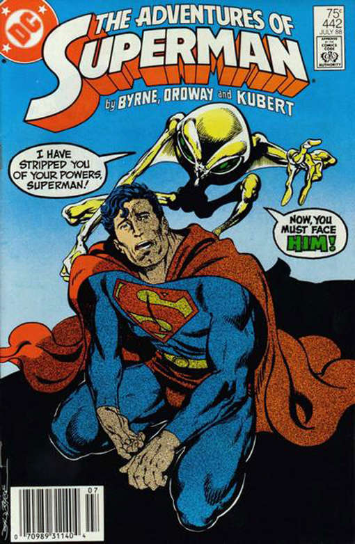 Adventures of Superman #442 Newsstand Edition