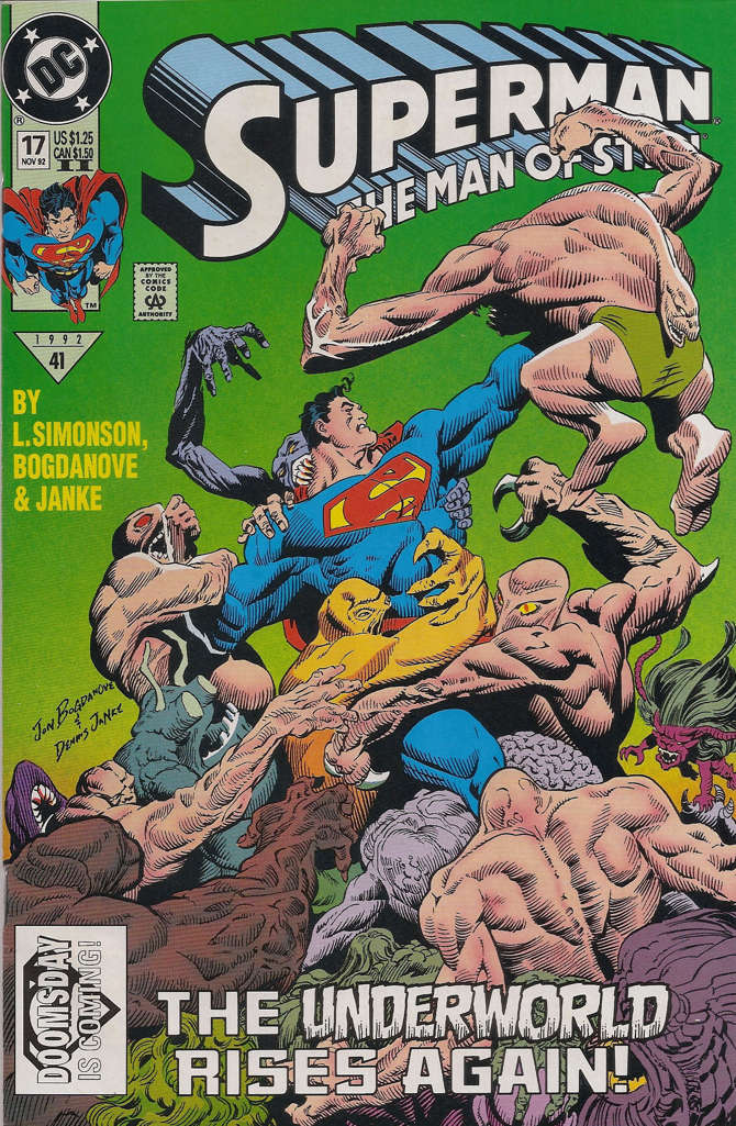 Superman: The Man of Steel #17  - 2nd printing