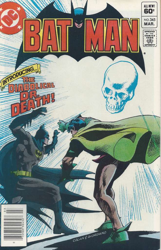 Batman #345 Newsstand Edition