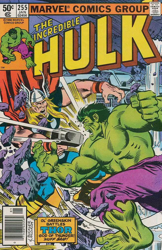 The Incredible Hulk #255 Newsstand Edition