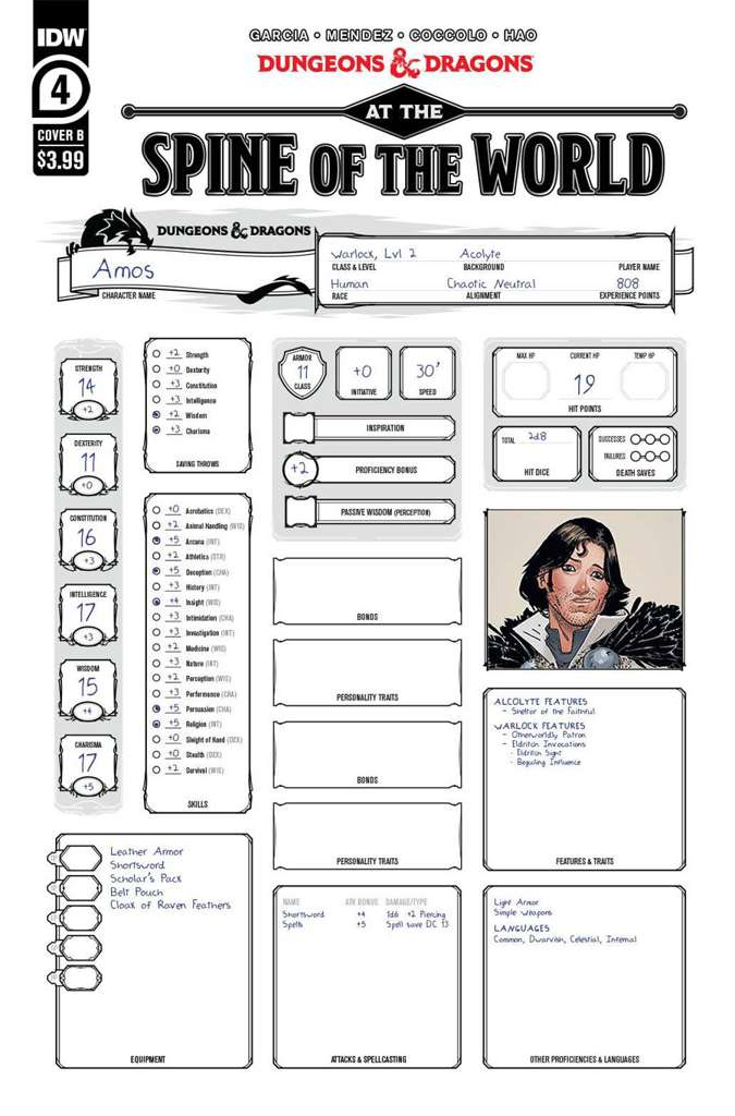 Dungeons & Dragons: At the Spine of the World #4 Variation B
