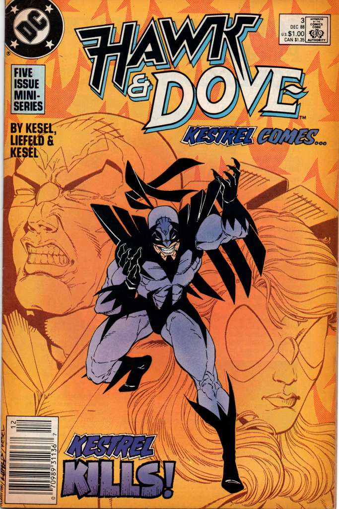 Hawk and Dove (2nd Series) #3 Newsstand Edition
