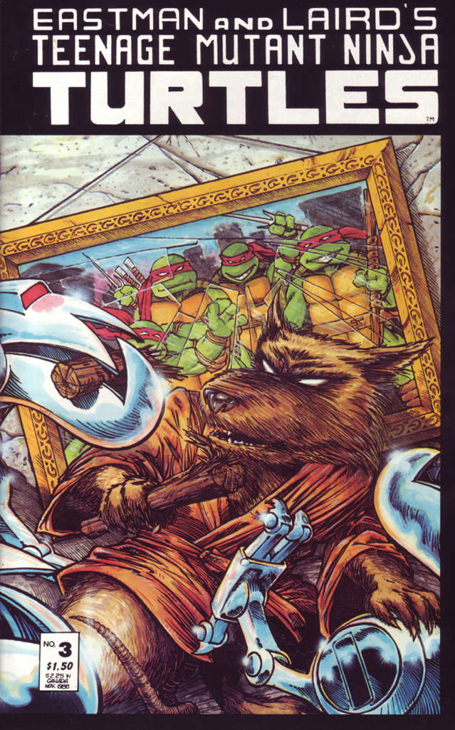 Teenage Mutant Ninja Turtles (1st Series) #3  - 2nd printing