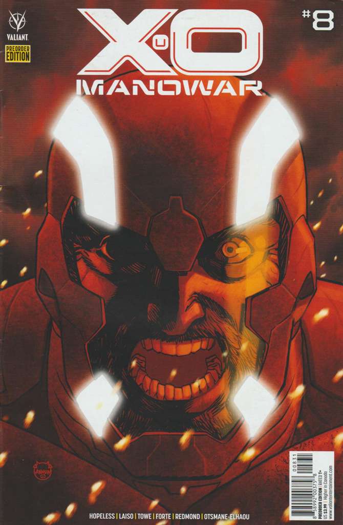 X-O Manowar (4th Series) #8 Variation C