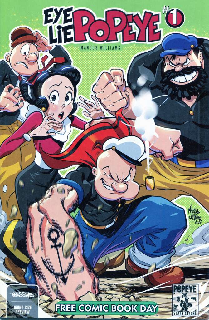 Eye Lie Popeye Free Comic Book Day #2024
