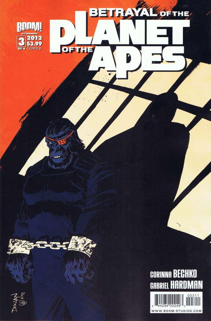 Betrayal of the Planet of the Apes #3 Variation B