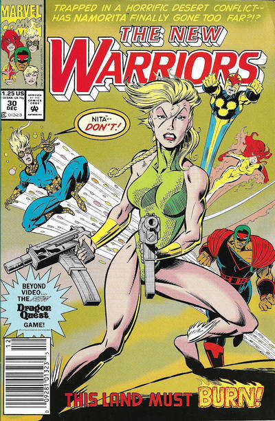 The New Warriors #30 Newsstand Edition