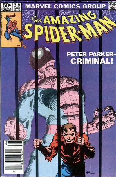 The Amazing Spider-Man #219 Newsstand Edition