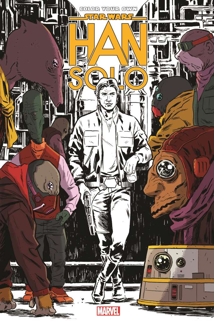 Color Your Own Star Wars: Han Solo
