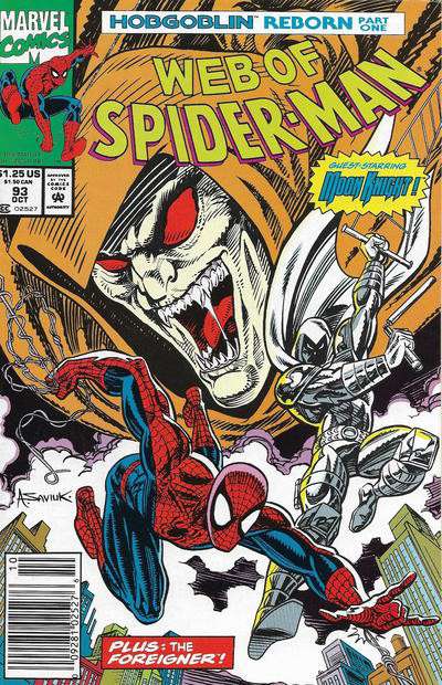 The Web of Spider-Man #93 Newsstand Edition
