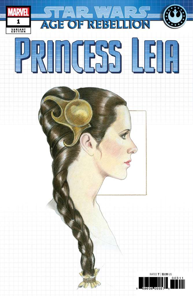 Star Wars: Age of Rebellion—Princess Leia #1 Variation D