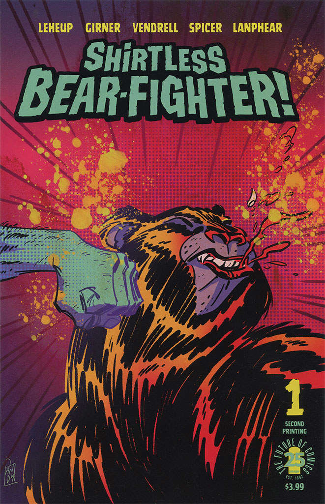 Shirtless Bear-Fighter! #1  - 2nd printing
