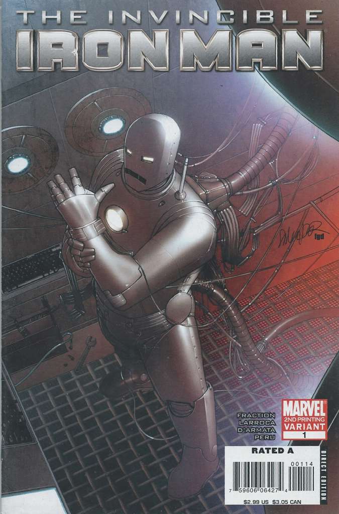 Invincible Iron Man #1 Variation A - 2nd printing