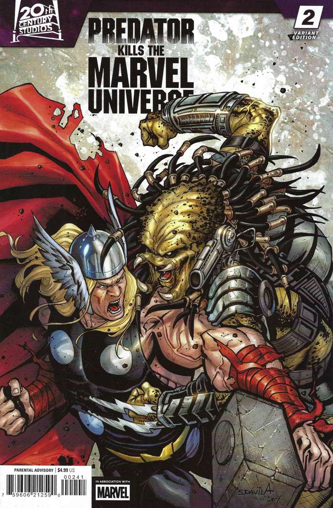 Predator Kills the Marvel Universe #2 Variation B