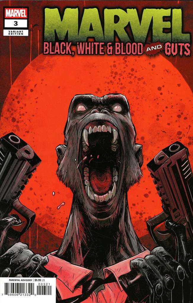 Marvel: Black, White & Blood and Guts #3 Variation A