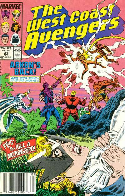 West Coast Avengers #31 Newsstand Edition