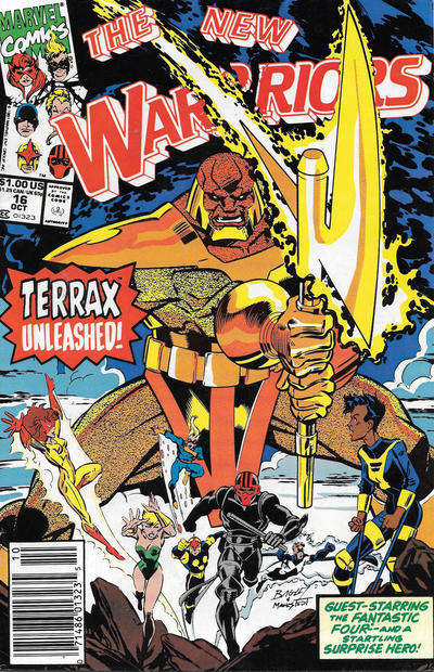 The New Warriors #16 Newsstand Edition