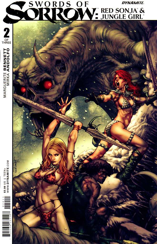 Swords of Sorrow Red Sonja & Jungle Girl #2 Variation A