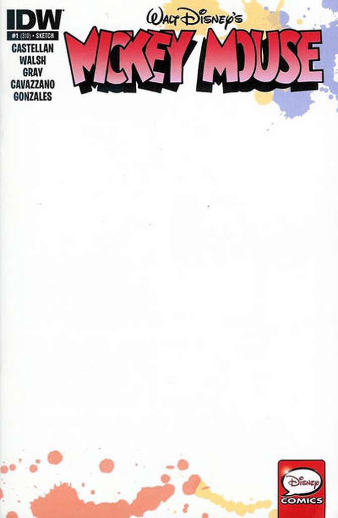 Mickey Mouse (IDW) #1 Variation C