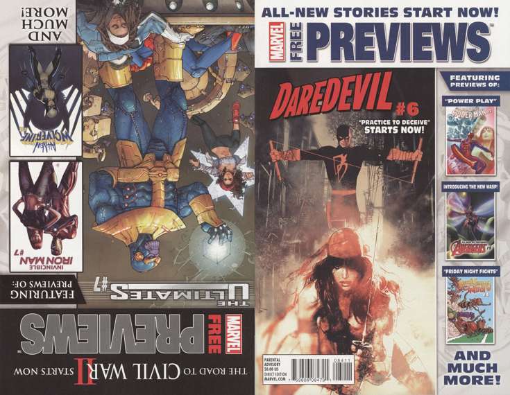 Marvel New Stories/Road to Civil War II Previews