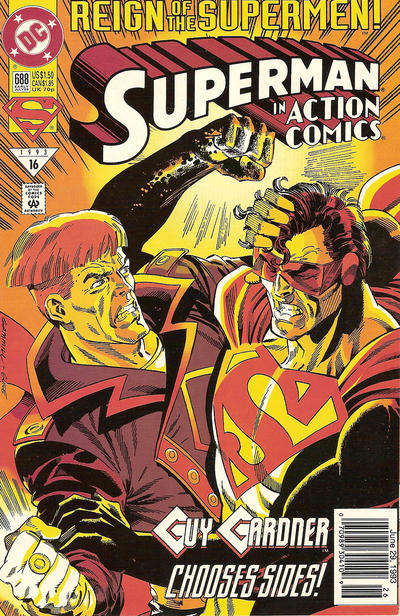 Action Comics #688 Newsstand Edition