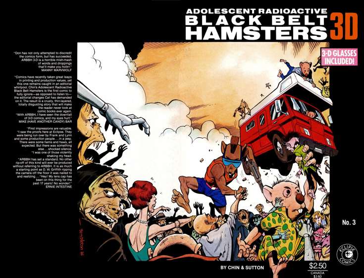 Adolescent Radioactive Black Belt Hamsters in 3-D #3