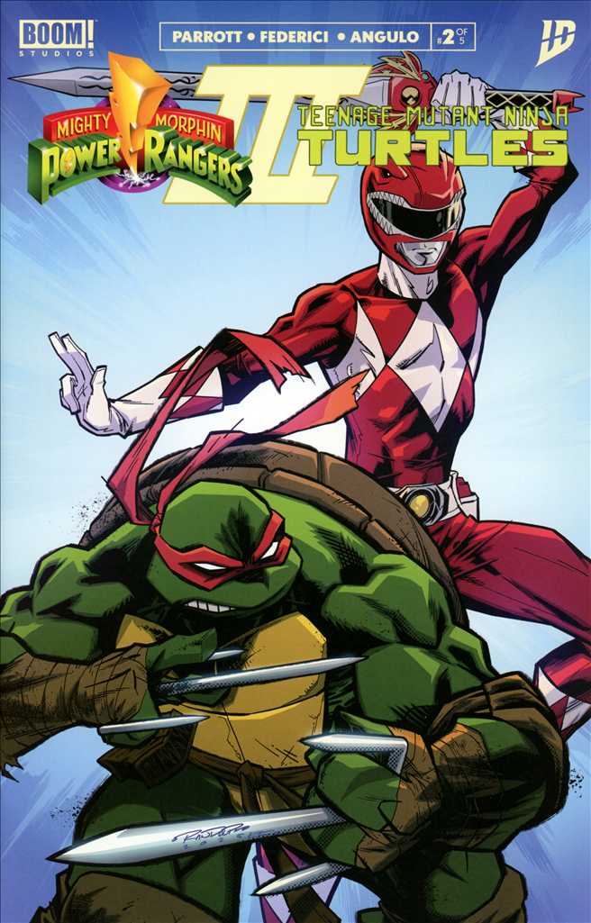Mighty Morphin Power Rangers/Teenage Mutant Ninja Turtles III #2 Variation B