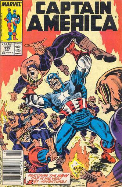 Captain America (1st Series) #335 Newsstand Edition
