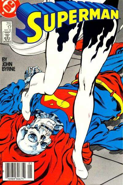 Superman (2nd Series) #17 Newsstand Edition