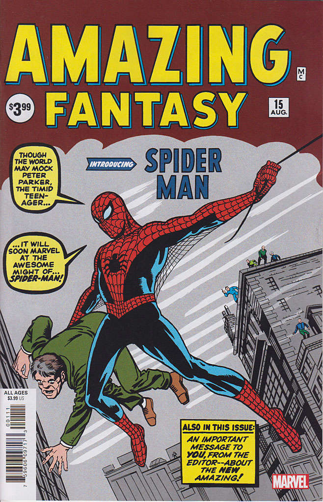 Amazing Fantasy #15 Variation B