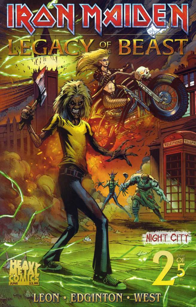 Iron Maiden: Legacy of the Beast—Night City #2 Variation A