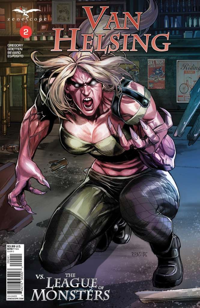 Van Helsing vs. the League of Monsters #2 Variation D