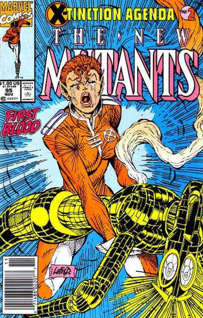 The New Mutants #95 Newsstand Edition